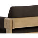 Carmichael Nubuck Cocoa Leather Lounge Chair